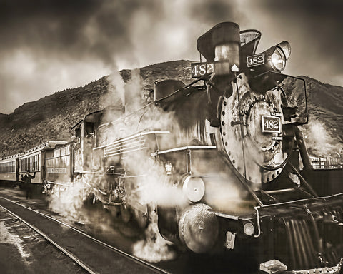 482 Durango Silverton Narrow Guage Railroad, Colorado Metal Print