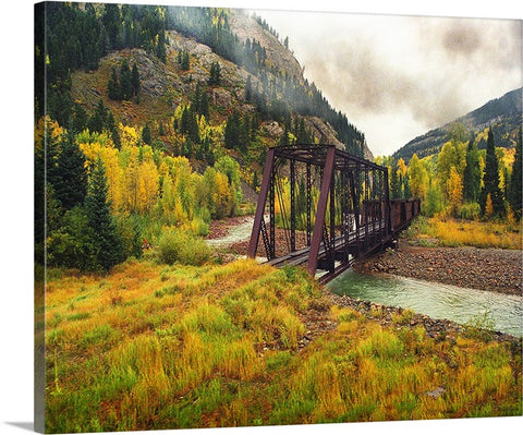 A Time Gone By, Durango-Silverton RR, Colorado Canvas