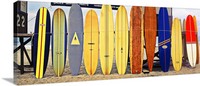 22nd Street Longboards Panoramic, Newport Beach, CA Canvas
