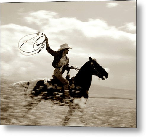 Ride with the Wind Metal Print