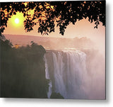 Victoria Falls Sunrise, Zimbabwe Metal Print