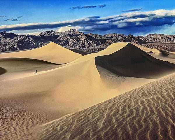 Death Valley Dunes, Death Valley National Park, California Metal Print