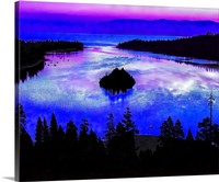 Emerald Bay Moonscape, Lake Tahoe, California Canvas
