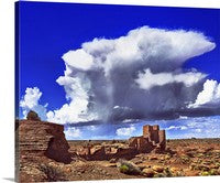 The Ancient Ones, Wukoki Pueblo, Arizona Canvas