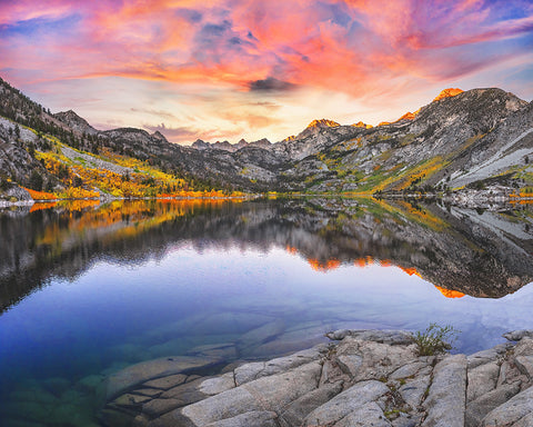 Lake Sabrina Autumn, Eastern Sierras, California