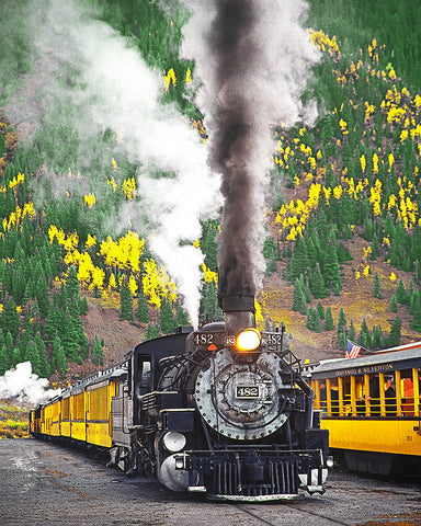 Locomotive to the Past, Durango-Silverton RR, Colorado Metal Print