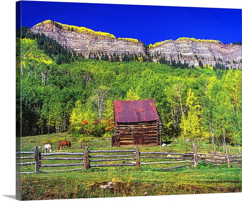 Million Dollar View, Rocky Mountains Canvas