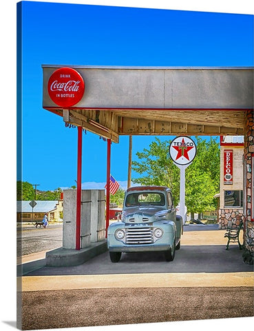 Old Truck and a Coke Canvas
