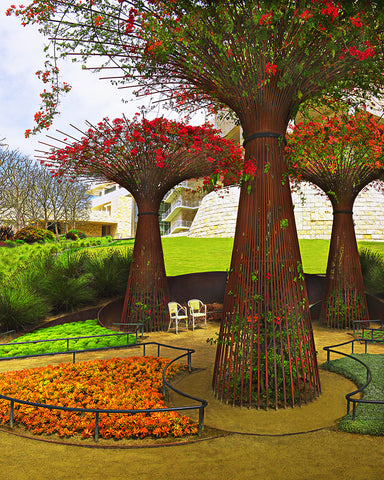 Getty Center Places to Sit Standard Art Print