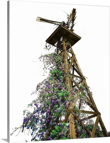 Springtime Windmill Canvas