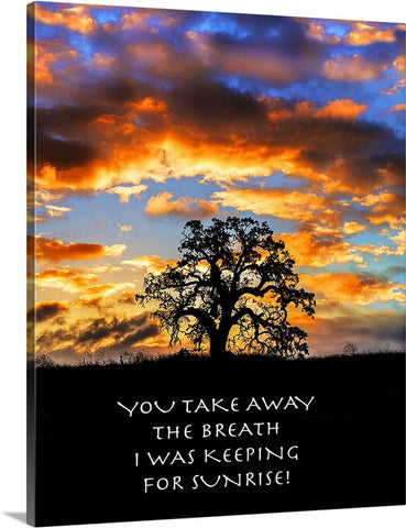 You Take Away the Breath Canvas