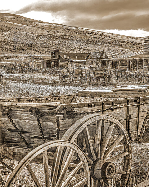 Old Trail Town, Cody, Wyoming Metal Print