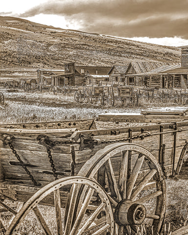 Old Trail Town, Cody, Wyoming Standard Art Print