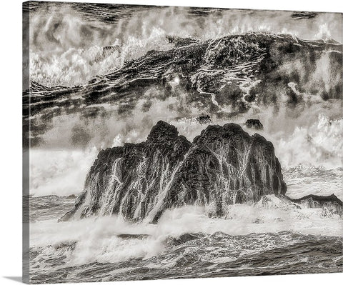 Wave Crash, California Coast Canvas